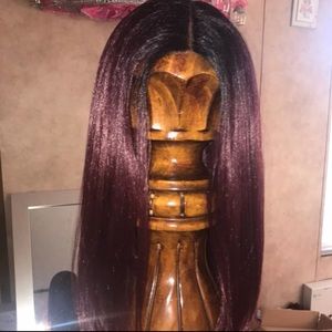 Lace front wig